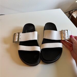 Sorel Sandals with Silver Buckle